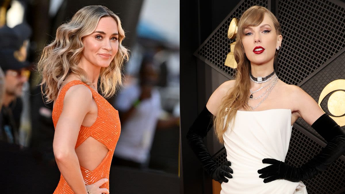 Emily Blunt Says Taylor Swift Helped Her Daughter Feel Less “Self-Conscious”
