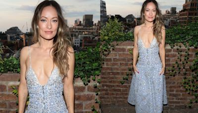 Olivia Wilde Shines in Floral Embellished Chanel Gown at the Through Her Lens Program Cocktail Party