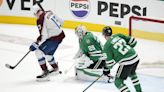 Miro Heiskanen scores 2 power-play goals and Stars beat Avs 5-3 in Game 2 to even series