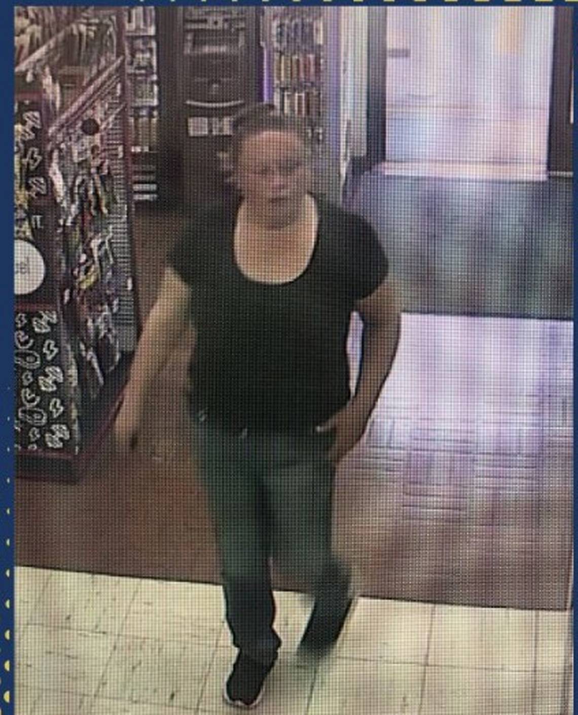 Olympia police release image of woman accused of arson outside convenience store