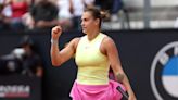 Sabalenka breezes past Ostapenko and into Rome Open semis