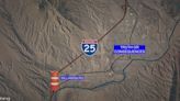 I-25 northbound off-ramp at Exit 75 closed near Williamsburg, New Mexico