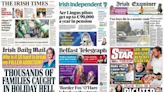 What the papers say: Friday's front pages - Homepage - Western People