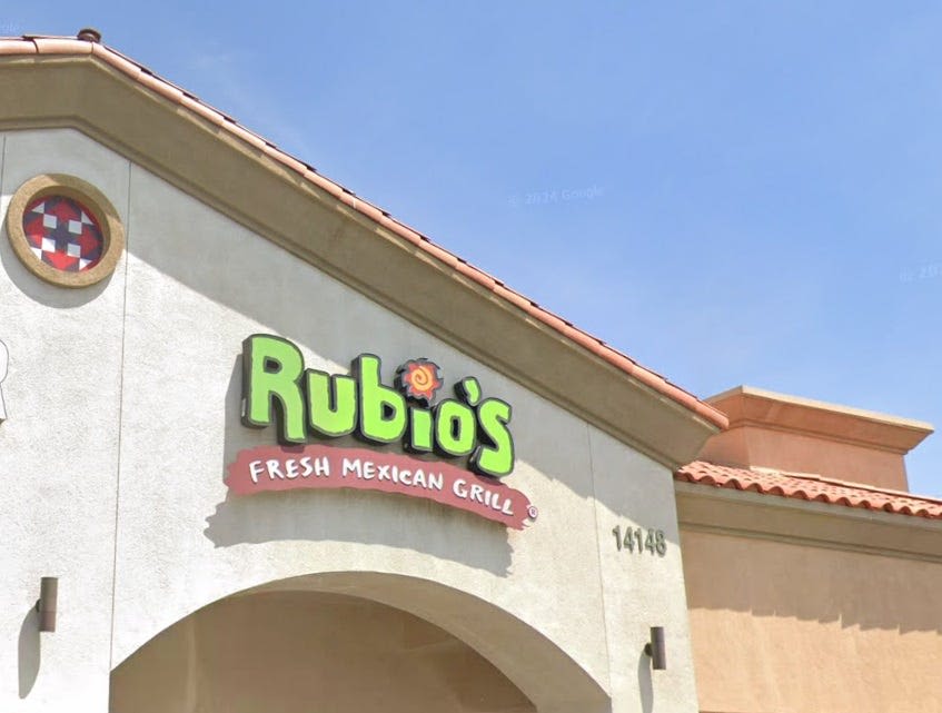 Rubio’s Coastal Grill permanently shutters 48 restaurants, including Adelanto location