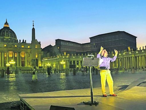 El Infierno, de Dante, en la plaza del Vaticano