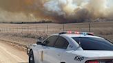 Wildfires burn throughout Kansas Thursday