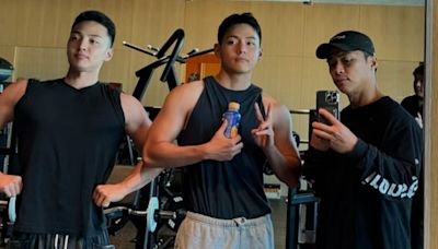 Kim Taehyung stuns BTS ARMY with his 'buffed up' arms, works out with Kim Min-jae during military vacation. See new pic