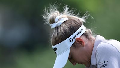 La pesadilla de la número 1 del golf mundial en el US Women's Open: Nelly Korda necesitó 10 golpes en un par 3 y quedó al borde de la eliminación