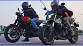 RE Guerrilla 450 vs Bajaj Pulsar NS400Z In a Classic Drag Race - Shocking Results