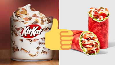 26 New Fast-Food Items to Try This Month (Don't Miss McDonald's Kit Kat Banana Split McFlurry)