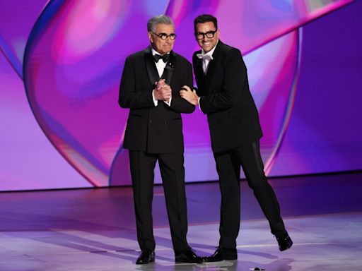 Eugene and Dan Levy Made Hosting the Emmys Look Easy