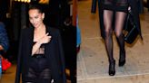 Zoë Kravitz Goes All-Black in Sleek Peep-Toe Pumps for ‘Cabaret’ Performance in NYC