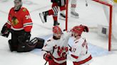 Seth Jarvis leads Hurricanes past Blackhawks 4-2 for 5th straight win