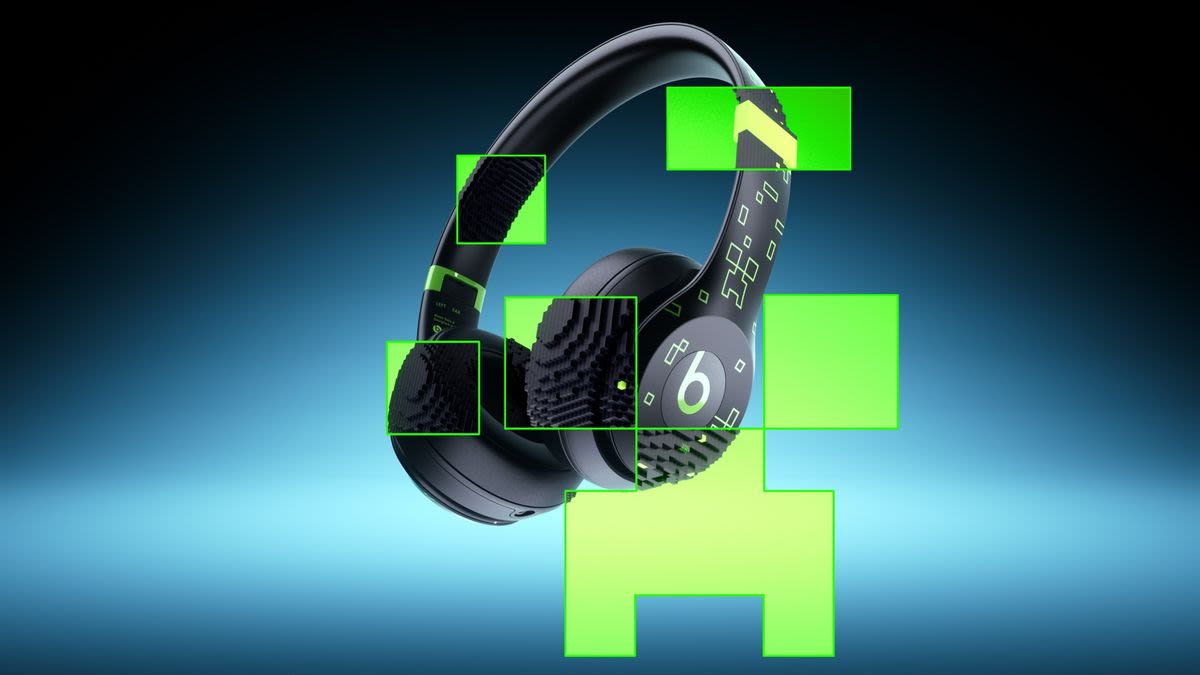 Beats' Minecraft special edition Solo 4 headphones promise block-rocking beats