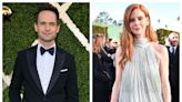 Patrick J. Adams and Sarah Rafferty Reveal What Goes Down in the 'Suits' Cast Text Chain (Exclusive)