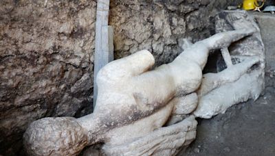 Bulgarian archaeologists find marble god in ancient Roman sewer