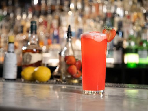 How to Make a Gunshop Fizz, the Cocktail That Tastes Like a Watermelon Jolly Rancher for Grown Ups