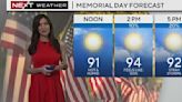 Near record heat on Memorial Day