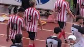 England star Jude Bellingham's brother Jobe pictured at Gateshead International Stadium ahead of big Euro final