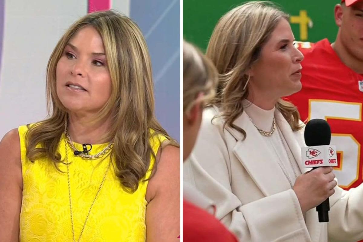 Jenna Bush Hager panics as 'Today' accidentally airs audio from her cameo in the Chiefs Hallmark movie: "Don't play it!"