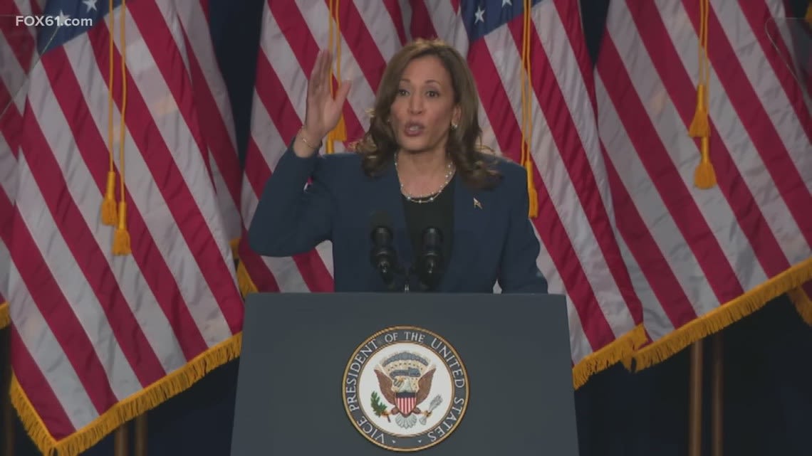 Connecticut's DNC delegation unanimously supports Harris as party nominee