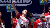 Joey Chestnut devours 63 franks to win 2022 Nathan's Hot Dog Eating Contest, his 15th victory in 16 years