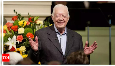 Old Man and the C: Jimmy Carter makes it 100 hoping to vote for Kamala on November 5 - Times of India