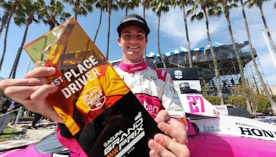 Kyle Kirkwood hopes to continue riding the 'wave of success' on the streets of Long Beach