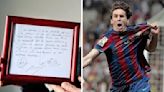 A subasta la servilleta con el primer contrato de Messi: precio de salida de... ¡¡350.000 euros!! - MarcaTV