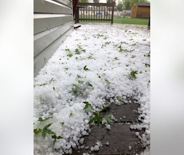 Orland Park hit hard by hail