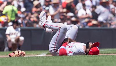 Angels' Luis Rengifo Leaves Game With Apparent Wrist Injury