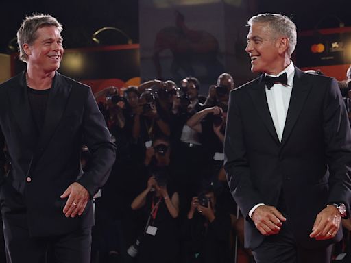 Brad Pitt and George Clooney Whip Venice Film Festival Into a Frenzy With ‘Wolfs’ World Premiere