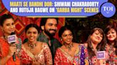 Maati Se Bandhi Dor on location: Shiwani Chakraborty and Rutuja Bagwe show their garba look