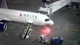 Watch: Passengers evacuate a Delta jet in Seattle after fire breaks out