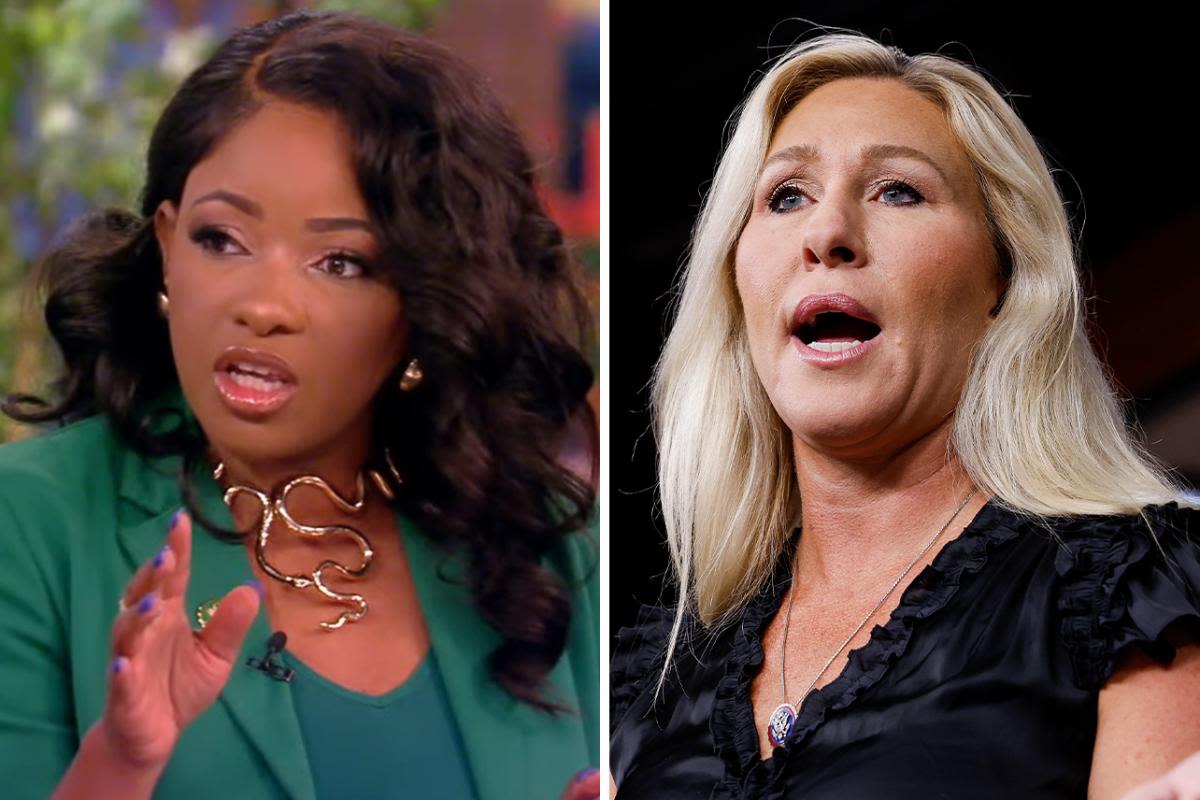 Jasmine Crockett rips Marjorie Taylor Greene on 'The View': "A bully" who is aiding "the destruction of our institution"