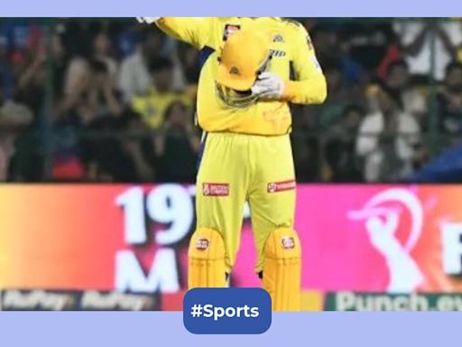 Netizens troll MS Dhoni after claims that CSK legend broke TV after losing match to RCB in IPl 2024