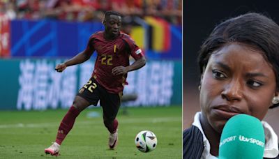 'Too clever' Eni Aluko slams Manchester City star Jeremy Doku for his part in Slovakia goal against Belgium