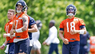 Bears training camp observations: Caleb Williams, offense struggle in sluggish day in pads