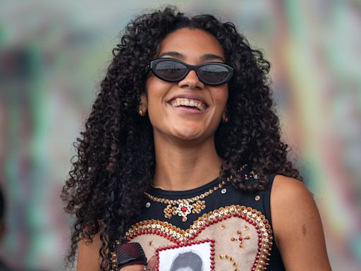 Olivia Dean pays tribute to grandmother and Windrush generation at Glastonbury