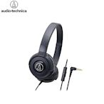 日本鐵三角Audio-Technica耳罩式耳機麥克風ATH-S100is(φ36mm驅動單元,耳機可成平面;全指向性電容式麥克風)耳麥 適Android安卓手機和Apple蘋果iPhone手機