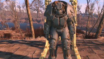 Fallout 4 Player Loses Their Power Armor on the Old Ironsides Ship