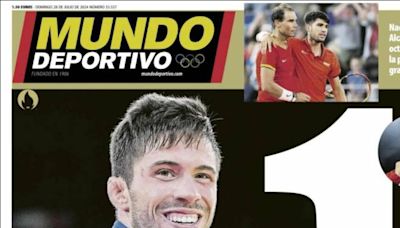 La primera medalla de España en los Juegos Olímpicos de París acapara las portadas de hoy