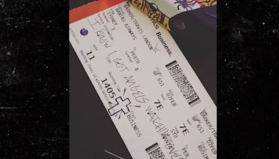 Travis Barker Selling His Boarding Pass for Charity, Historic Significance