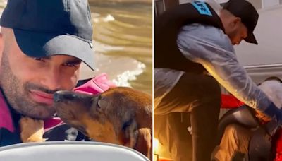 Un futbolista brasileño protagonizó un conmovedor rescate en medio de las impactantes inundaciones en Porto Alegre