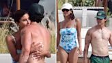 Joe Jonas Hugs Actress Laila Abdallah on Beach Date in Greece After Stormi Bree Split