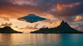 夜間UFO傳來巨響 一道光芒照亮整座島嶼(圖) - 探秘尋真 - 星躍整理