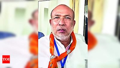 Manipur CM seeks meeting with PM Narendra Modi for crisis resolution | Guwahati News - Times of India