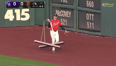 Giants' grounds crew blunder ages perfectly after sweep of Rockies