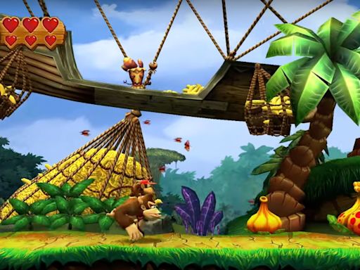 Donkey Kong Country Returns, originally released for the Wii in 2010, is coming to the Switch