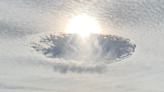 "Strange cloud" spotted over Vermont, New York Sunday morning